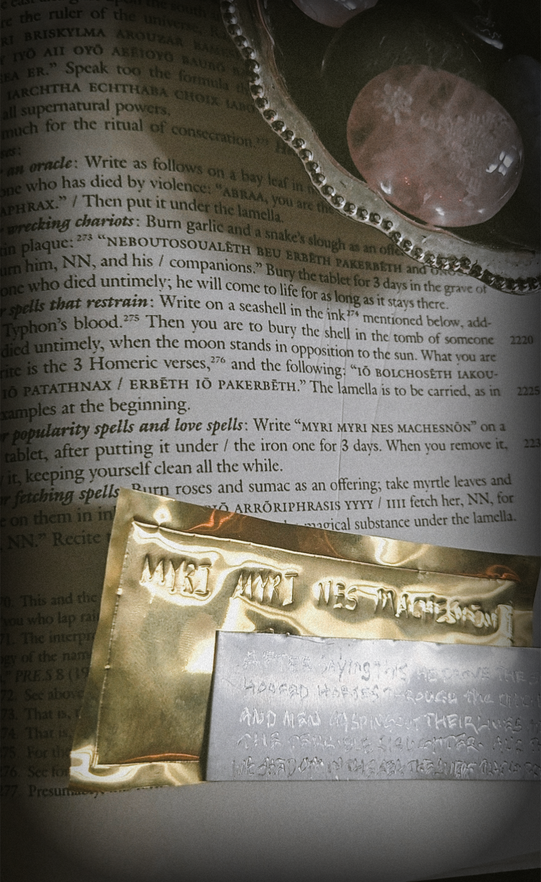 Popularity & Love Talisman (Homeric Verses)